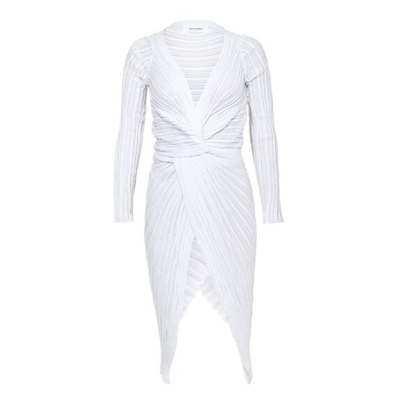 NWT Kourbela 2550 Timeless Archetypes Wrap Cardigan, White - Picture 2 of 9